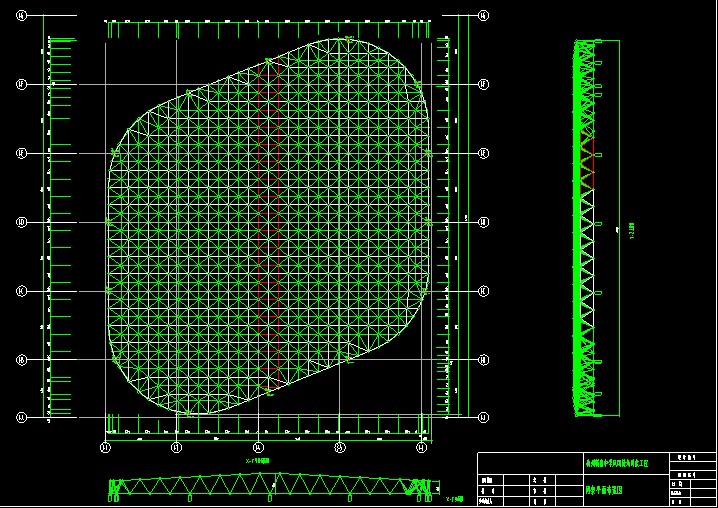 灵武杭州转塘中学网架设计
