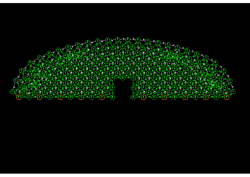 灵武锡林浩特91跨，1000米长干煤棚网架设计